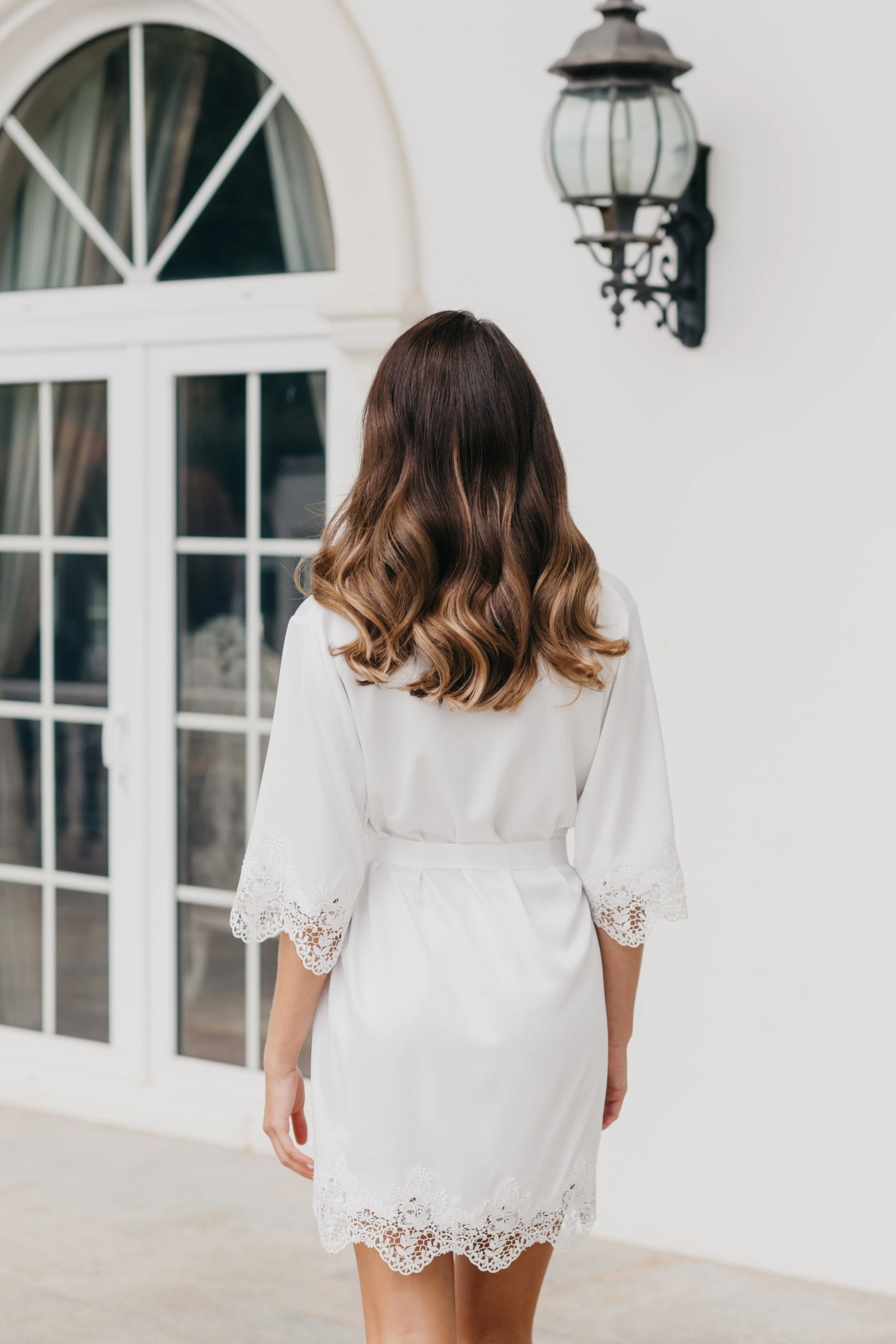 Chiara Lace Trim Robe - Image 17
