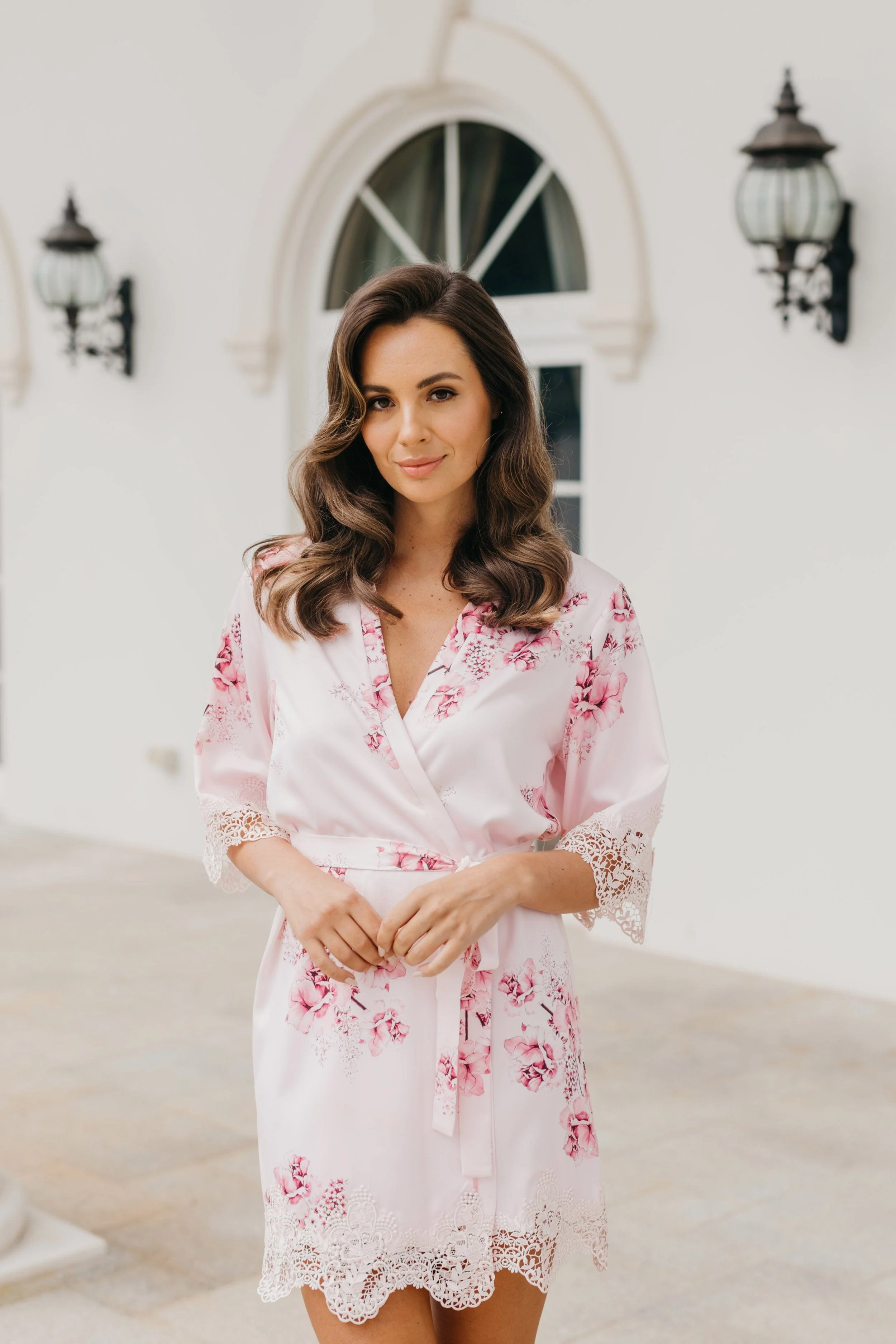 Ivana Bouquet De Fleur Printed Robe - Image 3