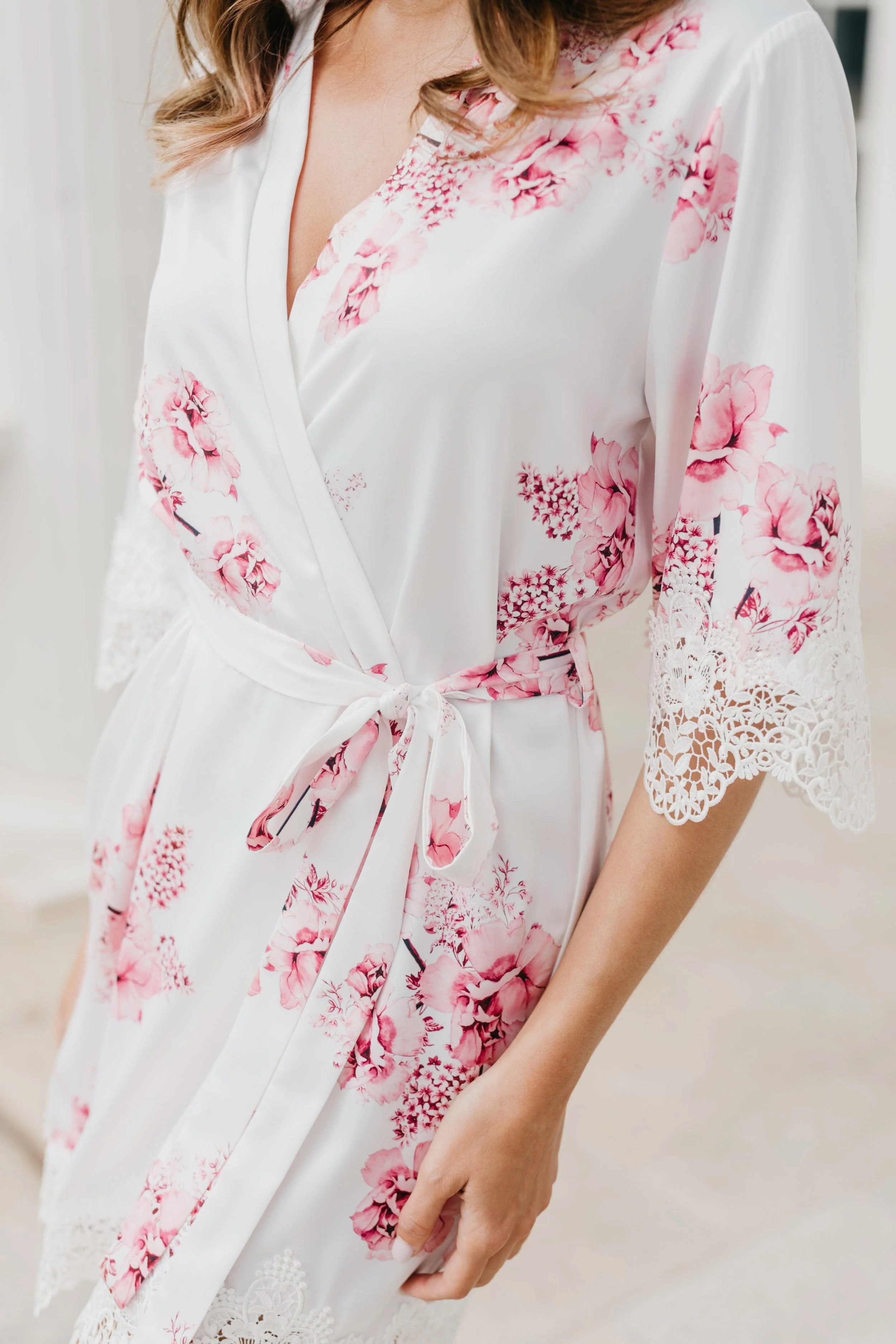Ivana Bouquet De Fleur Printed Robe - Image 9