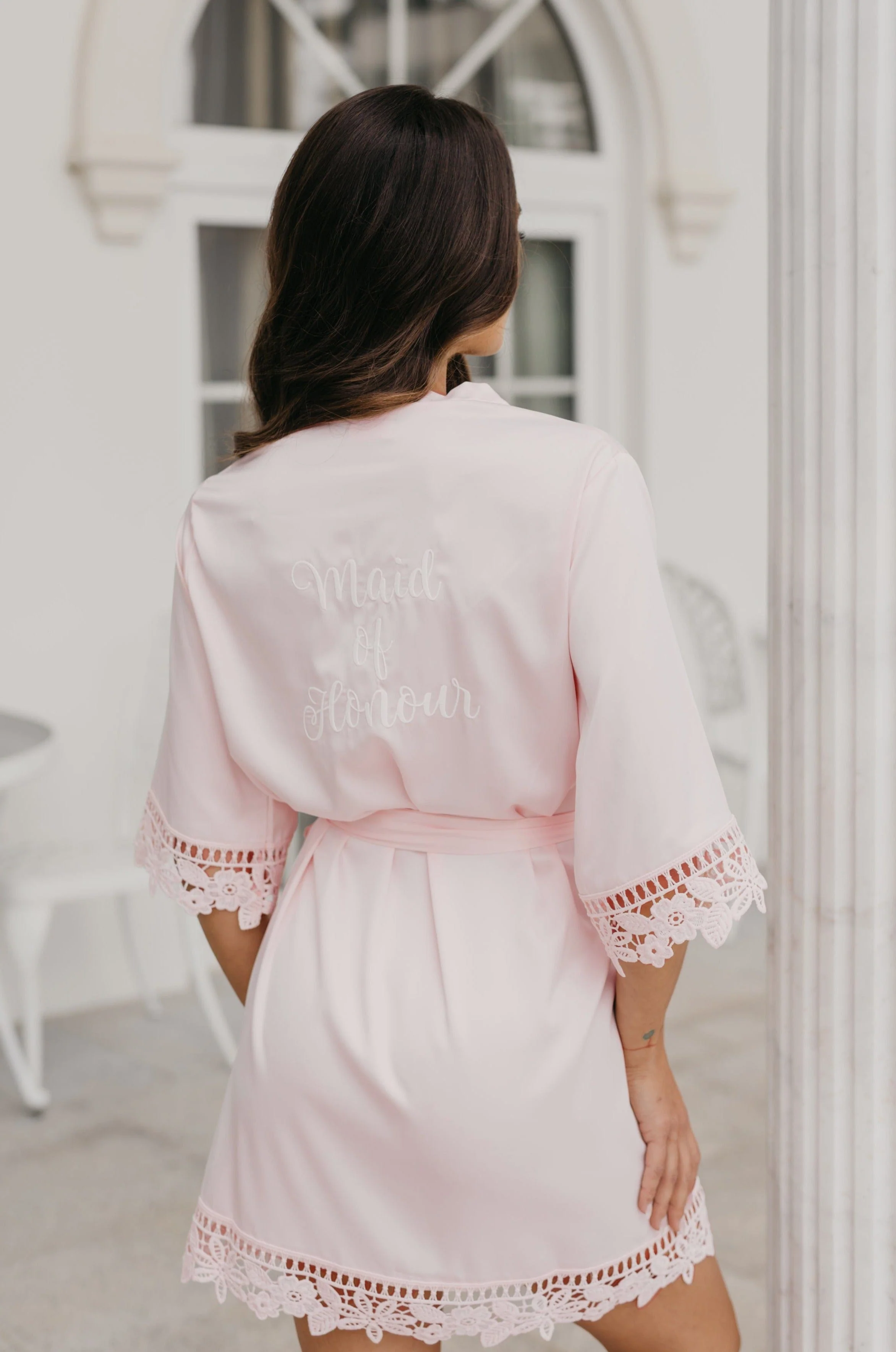 Lauren Lace Satin Robe - Image 14