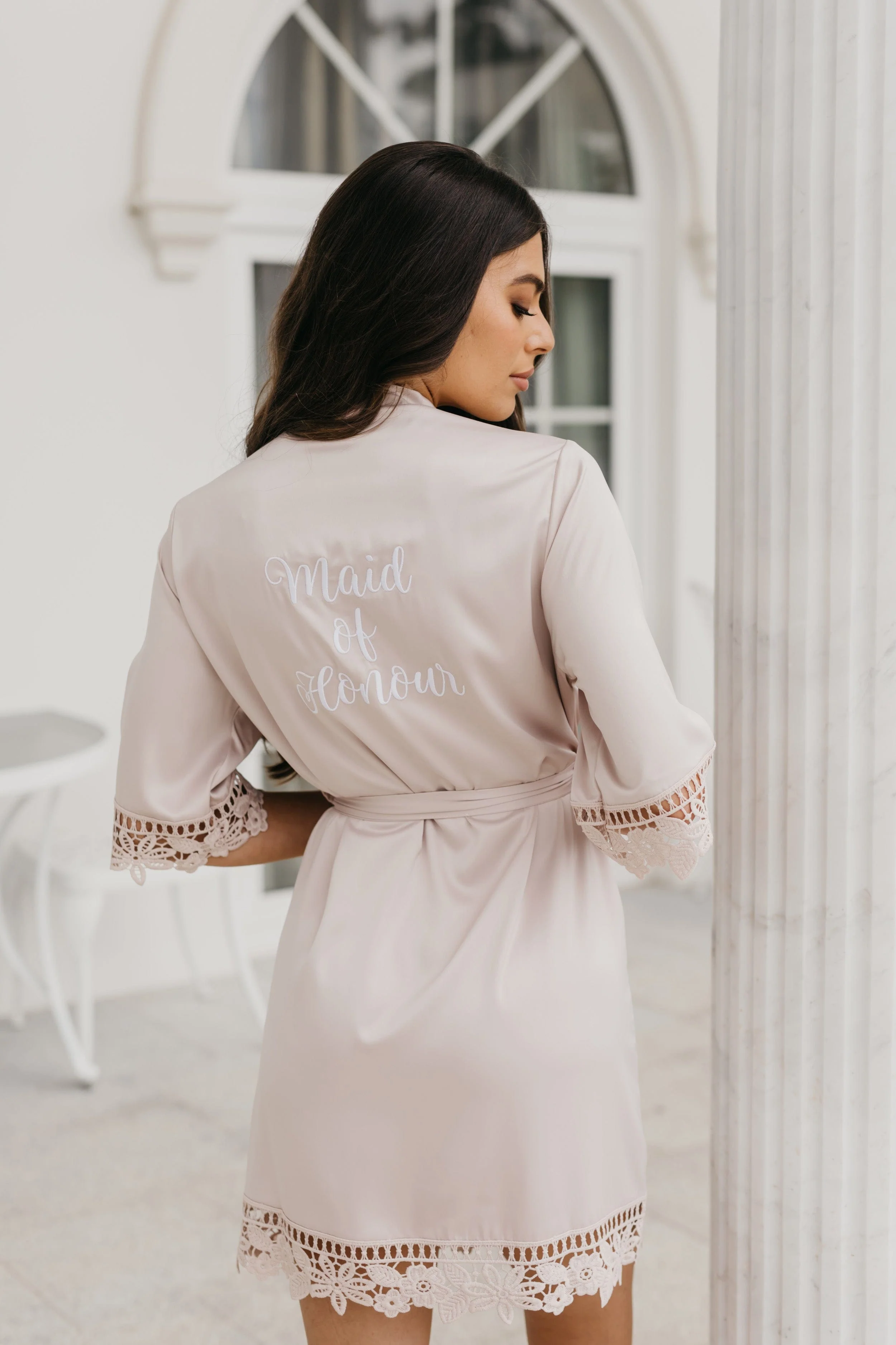 Lauren Lace Satin Robe - Image 17