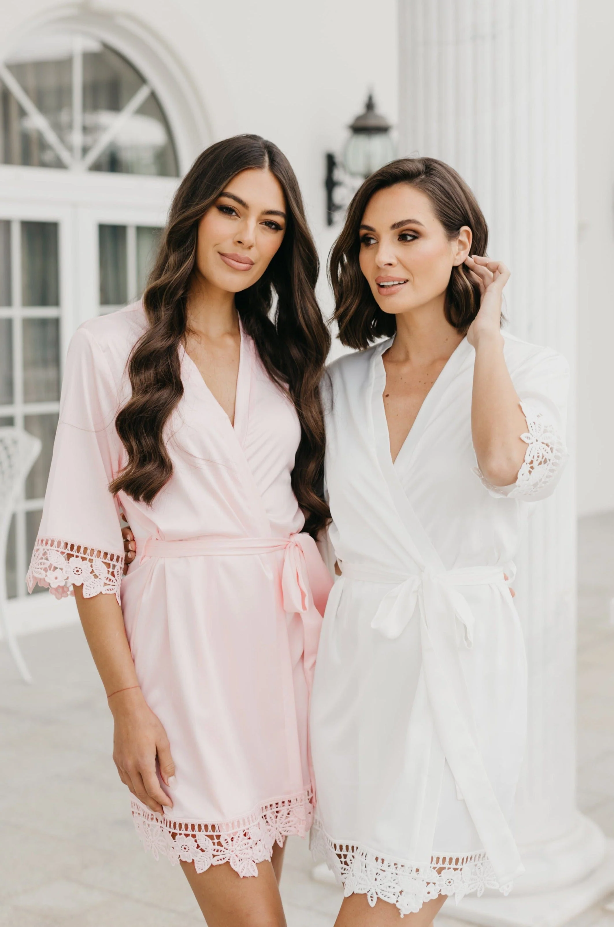 Lauren Lace Satin Robe - Image 7