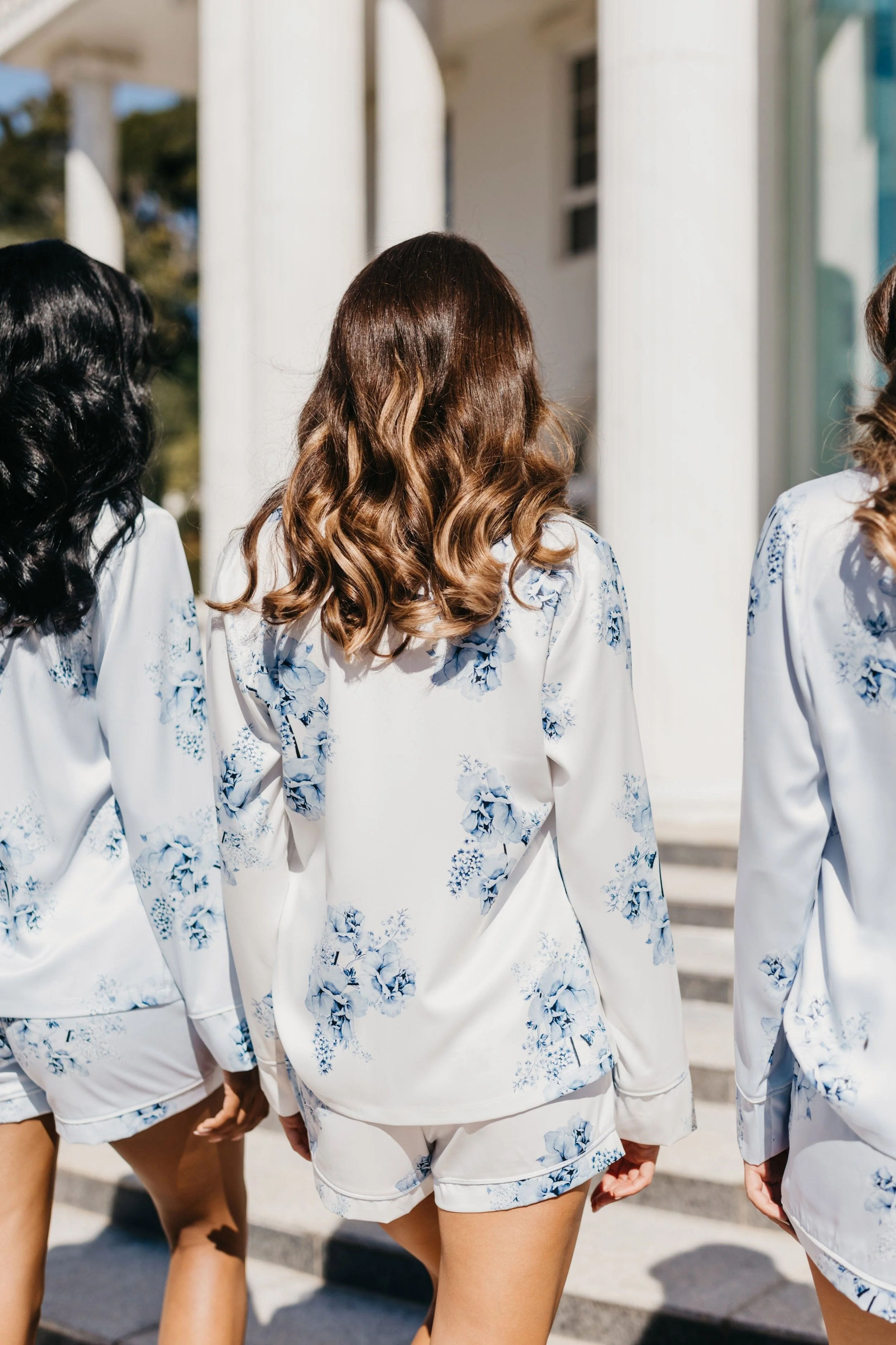Romi Bleu De Fleur Printed PJ Set - Image 6